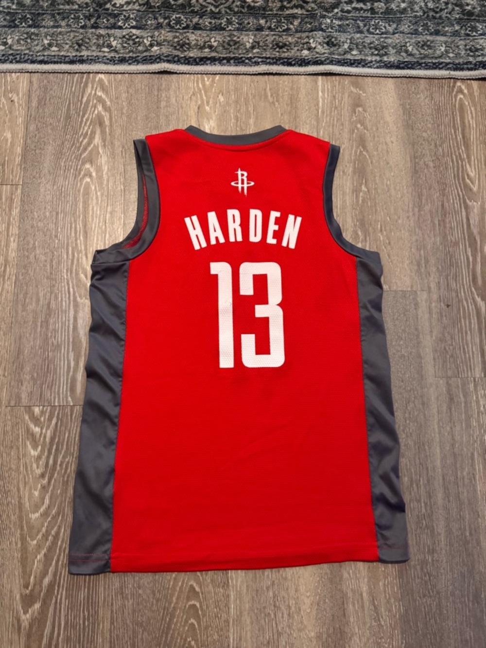 NBA Red and Gray Basketball Jersey Patch